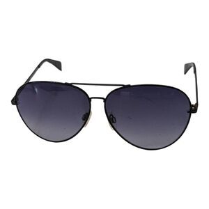 Rag&Bone RNB1006/S 807 9O Black Womens Black Tinted Aviator Sunglasses Polarized